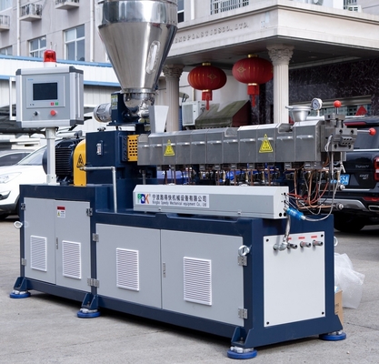 Línea de producción de granulación para extrusora de tornillos gemelos de pellets de plástico de PPR PP HDPE PE PVC