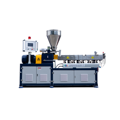 Máquina de extrusión de gránulos de plástico paralelo con doble tornillo y velocidad de 500 rpm